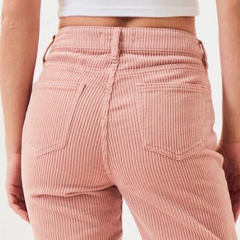 PacSun Dusty Rose Corduroy Mom Jean Pants Women’s Size 24 - Picture 4 of 8